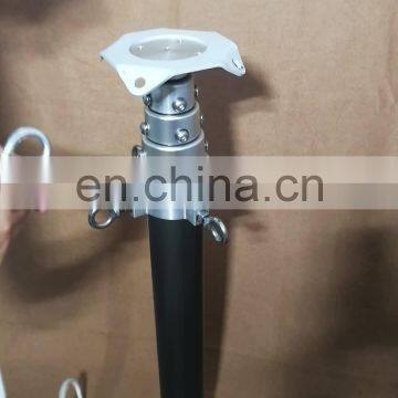 telescopic high  lighting mast golf field court lamp pole