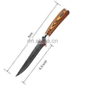 Premium G10 Handle 5.5 Inch Damascus Steel Boning Knife photo-6