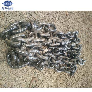 76mm 27.5m Marine Welded U2/u3 Studless Anchor Chain with NK