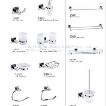 Hotel Bathroom Chromed Wall Mounted Bath Towel Ring Towel Holder Towel Hanger photo-2