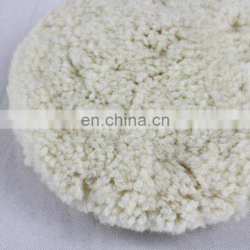 Factory Price China Supplier 5inch Lambskin Wool Pads Bonnets for Car Polishing photo-6