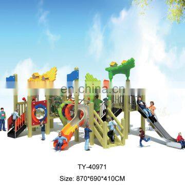New Design Kindergarten Wood Outdoor Playground for Sale