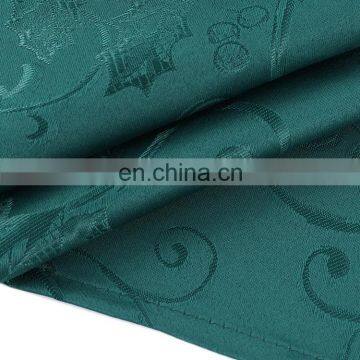 Chinese Reliable Products Jacquard Waterproof Green Dining Party Hotel Cheap Table Clothes Rectangular Table Cloth Wedding photo-6