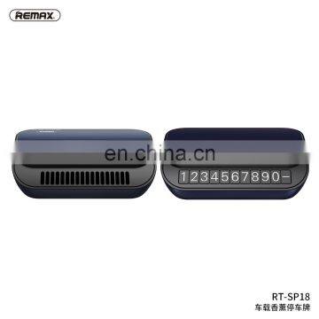 Remax 2020 Hot Seller Privacy Protection Temporary Parking Number Plate With Car Fragrance photo-4