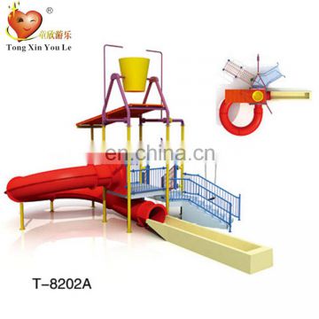 T-8202A Amusement Park Water Equipment  Aqua Park Water Slide For Amusement