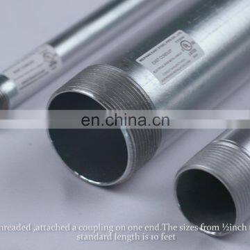 Supplier of electrical conduit rigid RSC pipe price UL6