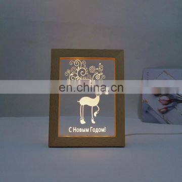 Novelty Small Photo Frame 3d Night Lamp Kids Night Lamp Portable Night Lamp photo-5