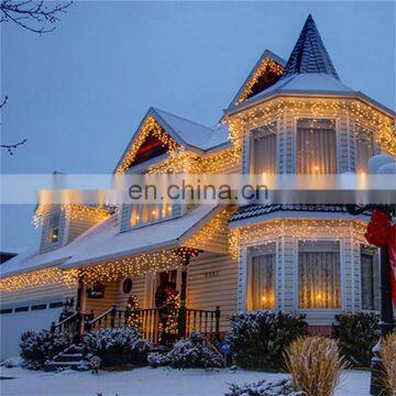 LED Curtain Icicle String Light 4m 96Leds Christmas Garland 110V 220V photo-5