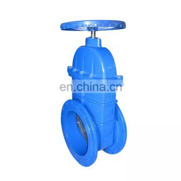 high quality kitz manual slide gate valve,flange type direct buried soft sealing gate valve