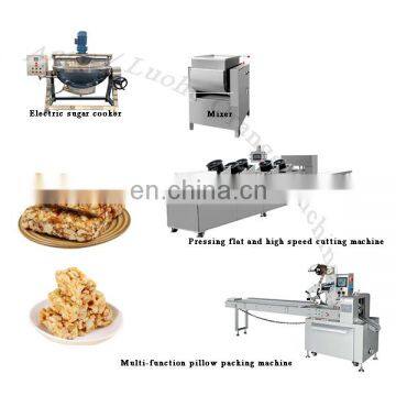 Trade Assureance Peanut Candy and sesame candy and sunflower seeds making production line machine