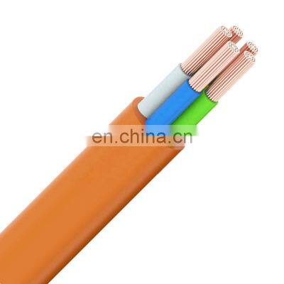 round flat flexible conductor ribbon electrical cu ccs customizable cable