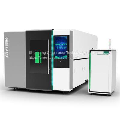 Flated fiber laser cutting machine for carbon steel stainless steel cutting