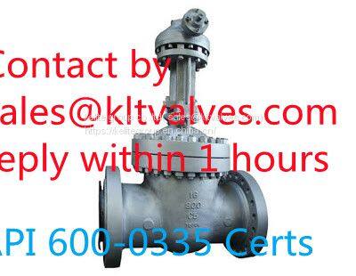 Cast steel A 216 WCB Gate valve Class 2500
