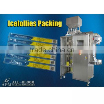 4 lanes 6 lanes ice lolly filling and packing machine