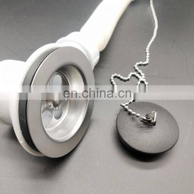 Hot Sell North American 304 Stainless Steel Bath Tub Drain Waste photo-4