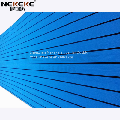 NEKEKE 90*240cm Blue +Black Seam Line EVA Foam Sheet Ship Eva Cheap Outdoor Decking photo-2