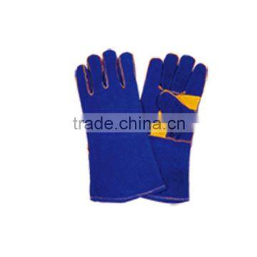 14"/16" Long Length High Quality Anti-cutting Leather Welding Gloves Manufacture LG034 photo-2