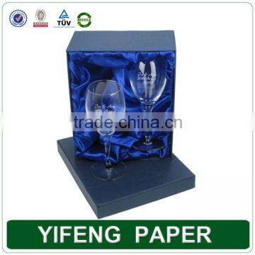 Custom Printed Paper Cardboard Bottle Wine Glass Box For Glasses Packing photo-2