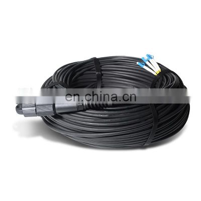 2 Cores BBU RRU PDLC ODLC outdoor fiber optic patch cord for CPRI ODVA PDLC Outdoor Cable Assembly