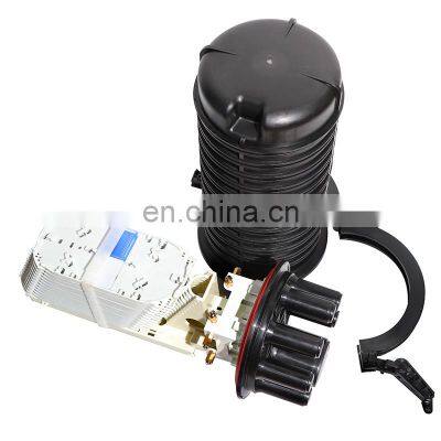 Vertical Dome Type 24 48 96 144 288 Core Fiber Cable Joint Box Fiber Optic Splice Closure photo-4