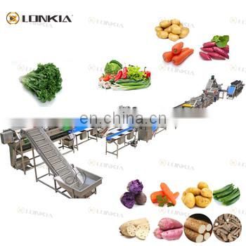 salad machine vegetable and fruit processing line