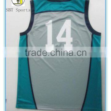 Sublimation 100% Polyester Basketball Singlets photo-2