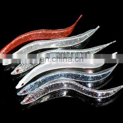 Pesca 150mm 3.5g Soft Fishing Bait 7 Colors Luminous Baits Lures Saltwater Ribbonfish Lures