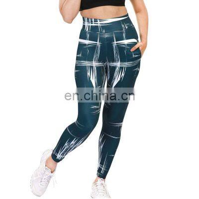 Women Leggings Casual Compression Fitness Ladies Workout High Waist Long Leggings Trousers