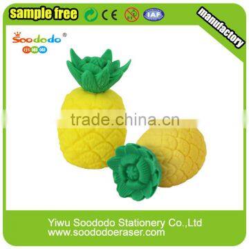 3D Pineapple Japanese Fruit Erasers