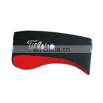 Custom logo embroidery Women Sport fleece Ear warmer Headband