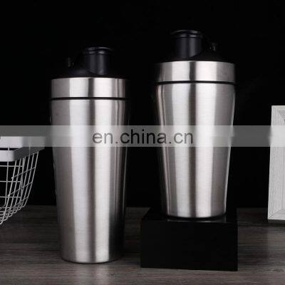 High Quality 500ml 700ml Stainless Steel Protein Shaker Bottle photo-3