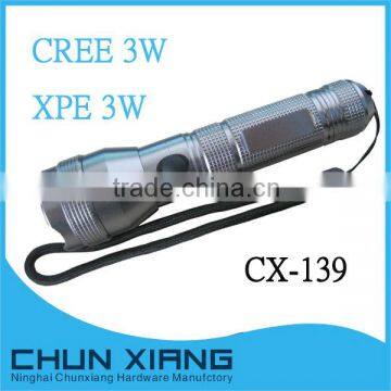 Bright light CREE 3w high power LED aluminum torch