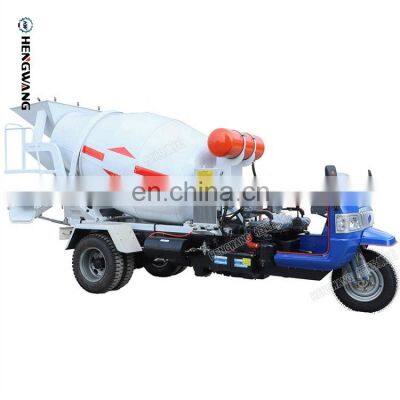 2m3 mini tricycle concrete mixer truck