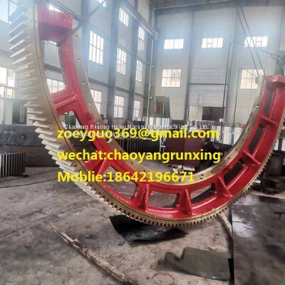 Customized Casting Steel Girth Gear for Ball Mill Rotary Kiln Dryer photo-2