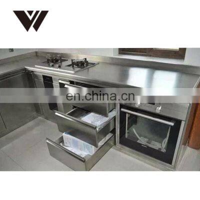 Weldon Custom Stainless Steel Commercial Kitchen Cabinets Designs photo-5