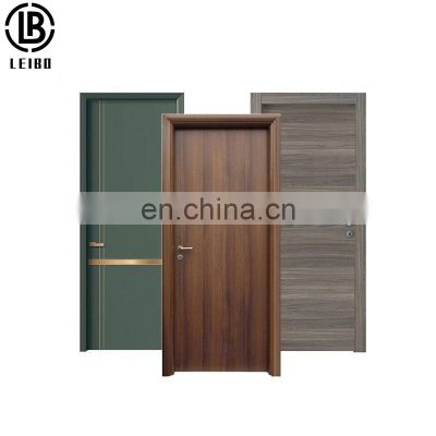 China Manufacturer Modern MDF Doors Wooden Interior Room Mute Door