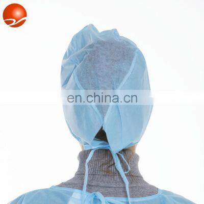 Medical Use Non Woven SMS+PP Doctor Cap With Ties for Hospital photo-2