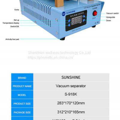 SUNSHINE S-918K Vacuum LCD Screen LCD Screen Separator Machine for Screen Removal photo-2