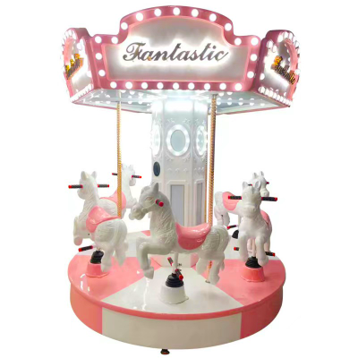 Children's Train Playground Horse Vintage Equipment Carousel Ride For Kids photo-4