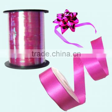 Solid glossgrain ribbon bow for gift packing and present wrapping