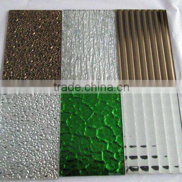 High quality 3mm-12mm decorative pattern mirror