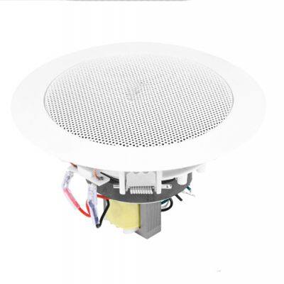 Внутренний потолочный динамик ABS 1W 2W 3W 4 дюйма белого цвета для громкоговорителя PA