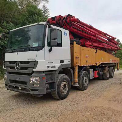 Vacuum Suction Tank 56 M Cement Power Steering 2019 Hot Specification  56m Concrete Pump Truck for Sale