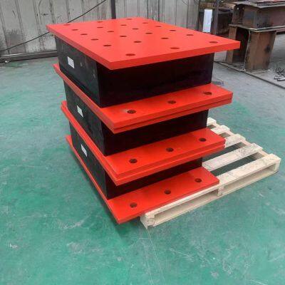 Customized Horizontal Dispersion Force Rubber Bearing Heavy Load Pot Bearings for Bridges Structures Moulding Processing Service