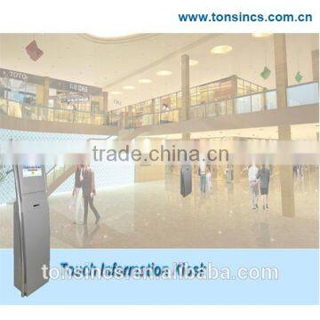 17" Shopping Mall,Supermarket,Hotel Self Service Touch Screen Multimedia Infomation Kiosk