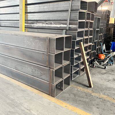 DIN JIS A36 S235 Q345 Round Steel Tube Pipe Carbon Steel Square Tube Pipe Spiral Welded Pipe A53 Galvanized Steel Pipe photo-2