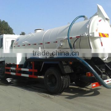 2015 Euro IV DFAC sewage drainage tank truck, dongfeng suction truck