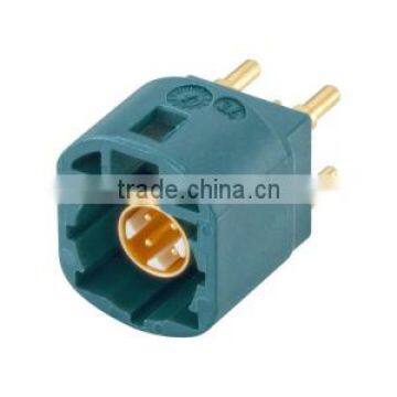 w. housing z Coding Waterblue Color 4 pin Plug Straight PCB mount High Speed Data HSD Connector