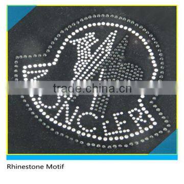 Hotfix Rhinestone Transfer Customize Size Glass Crystal Fashion Design For Clothes