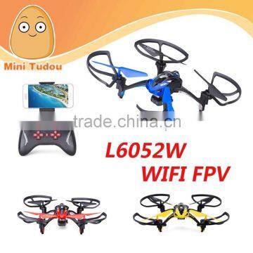 2015 TOP Selling L6052W 2.4G 6-Axis RC Quadcopter with 0.3MP Camera WIFI FPV Real Time Transmission